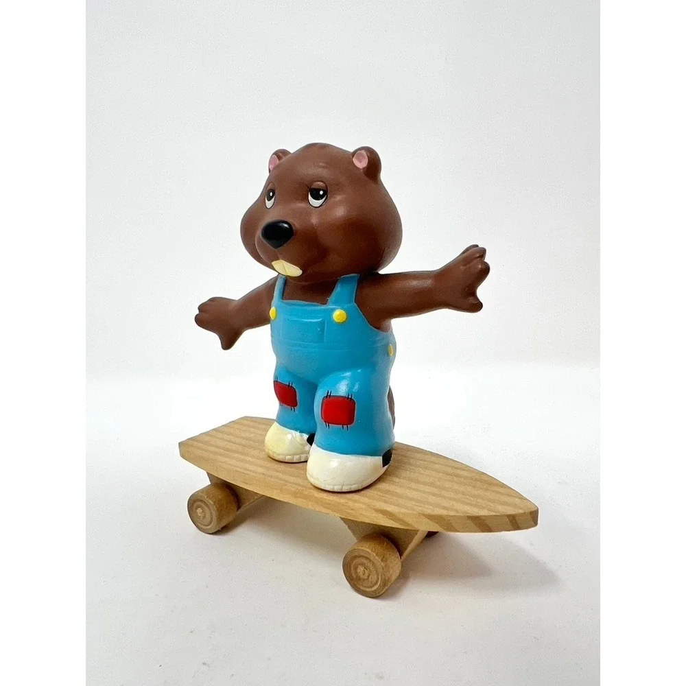 Vintage American Greetings The Get Along Gang Bingo Beaver Toy 1980s Retro
